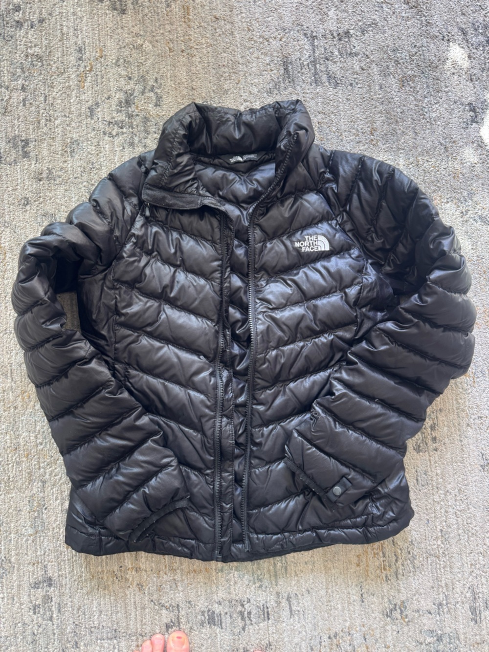 The North Face Black Quilted Jacket XS